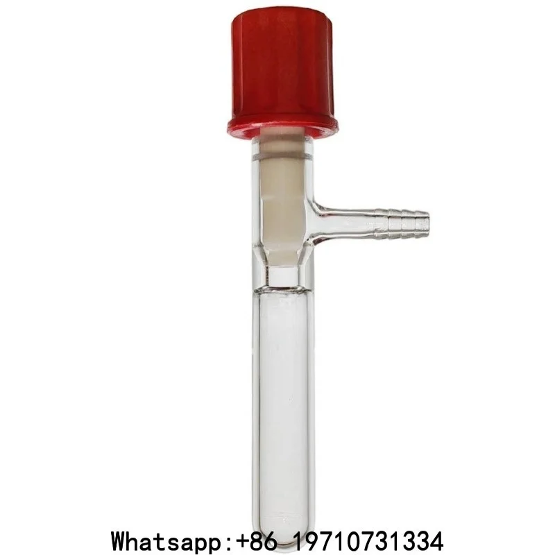 Tubular Solvent Storage Bottle with All-PTFE High Vacuum Valve COF Seal
