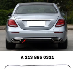 A2138850321 Rear Bumper Chrome Plating Chromium Chromed Trim Spoiler Diffuser For Mercedes Benz E Class W213 E200 E350e E220d