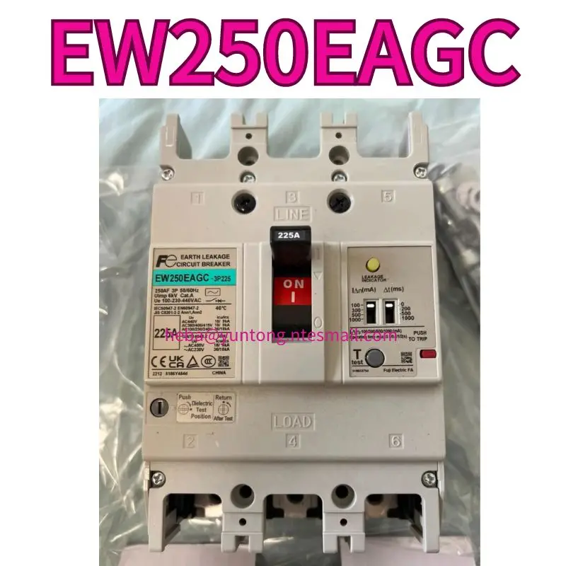 

New circuit breaker EW250EAGC 3P 225A