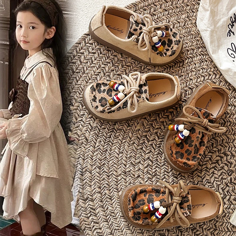 

2025 New Fashionable and Hot-selling Casual Shoes Children's Fashion Shoes Retro Style Kid Shoes Thick Bottom