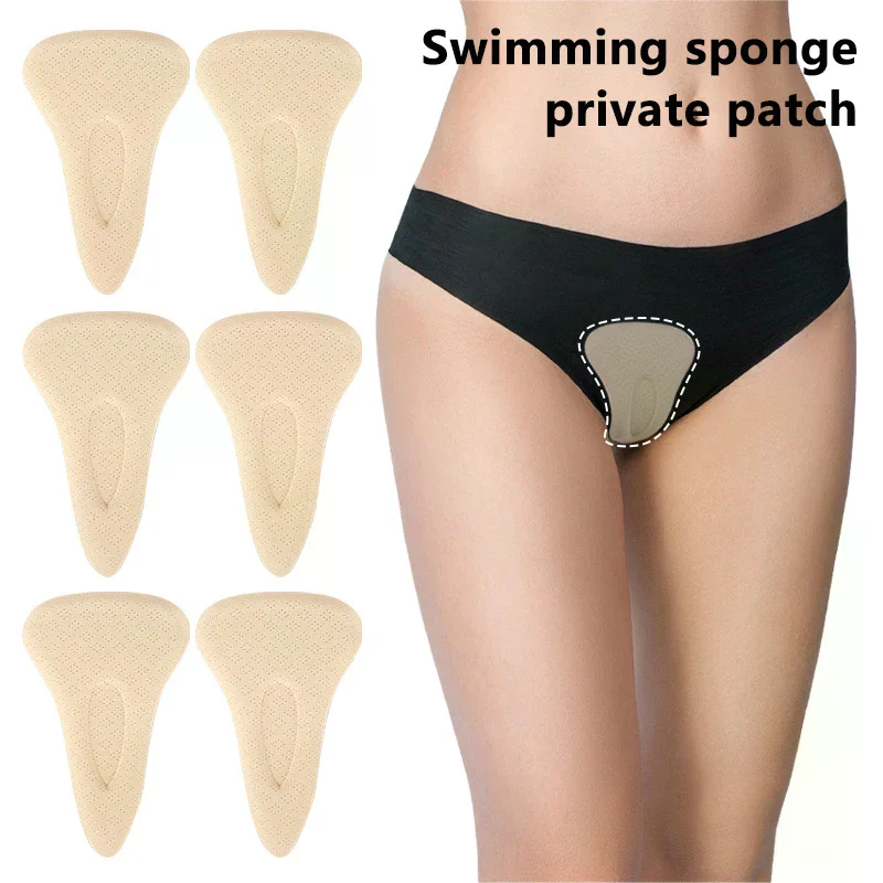 Camel Toe Concealer Pad Reusable Traceless Invisible Soft Sponge For Women Leggings Swimwear Activewear Yoga Cover Pad 1 Pcs