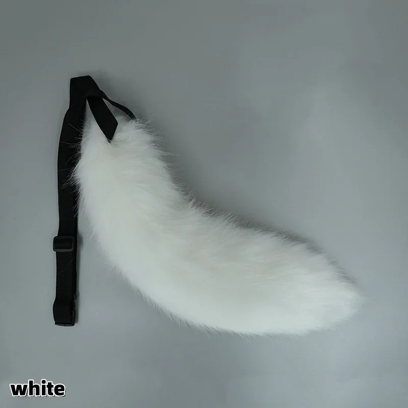 IMU 3 Colors Halloween Simulation Animal Tail Cosplay props Hand-made Comic-con Party Maid Dressed up Cute Lolita JK Furry Dog T