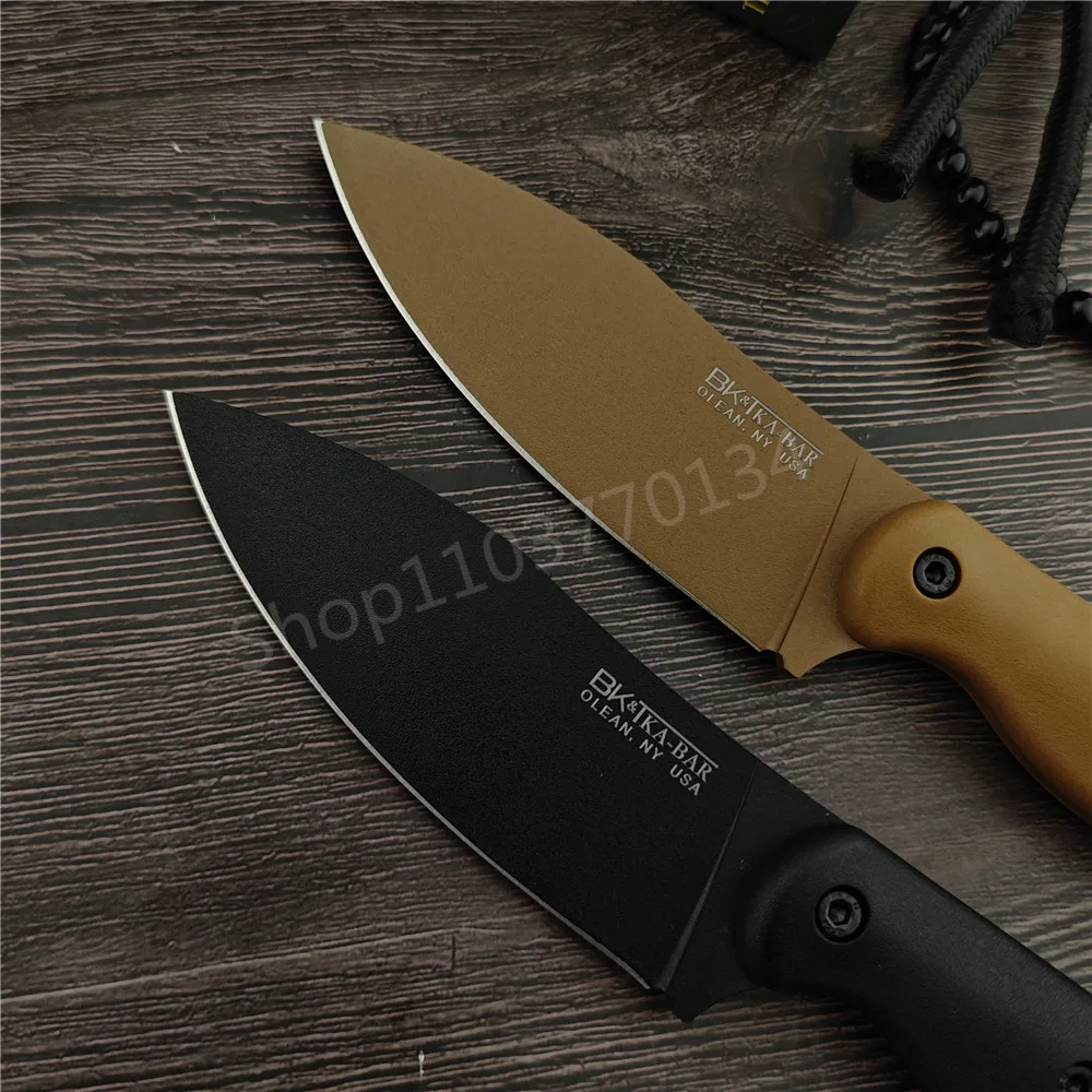 NEW High Hardness Fixed Blade Knife BK19 Military Tactical Knife D2 Blade Nylon Glass Fiber Handle Outdoor Camping Hiking Tool