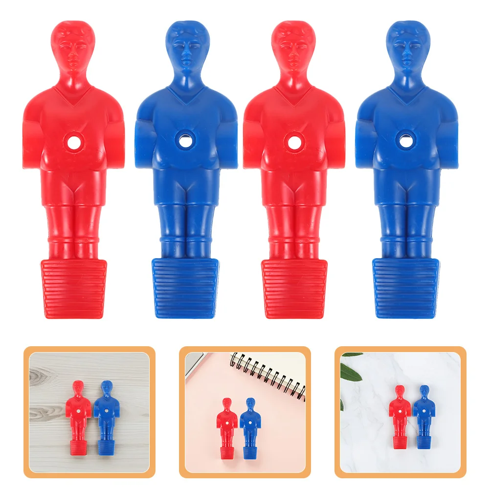 

8pcs Table Football Player Foosball Replacement Players Set With Arms For Realistic Soccer Game, Home Office Party Decor,