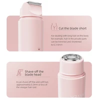 Double Head Electric Epilator Women Rechargeable Painless Hair Remover Shaver for Body Private Areas Bikini Gentle Trimming 5