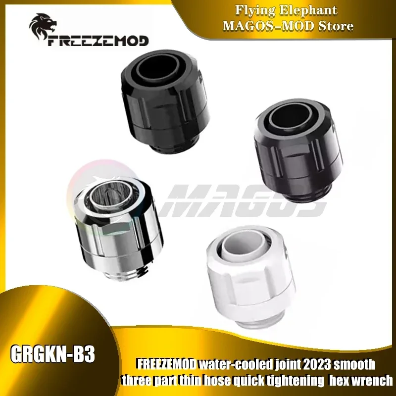

FREEZEMOD Computer Water Cooling Hose Pipe Fitting For 10*13MM PE PVC Tubing,Smooth Surface 3/8'' Thin Hexagonal Wrench Fixing
