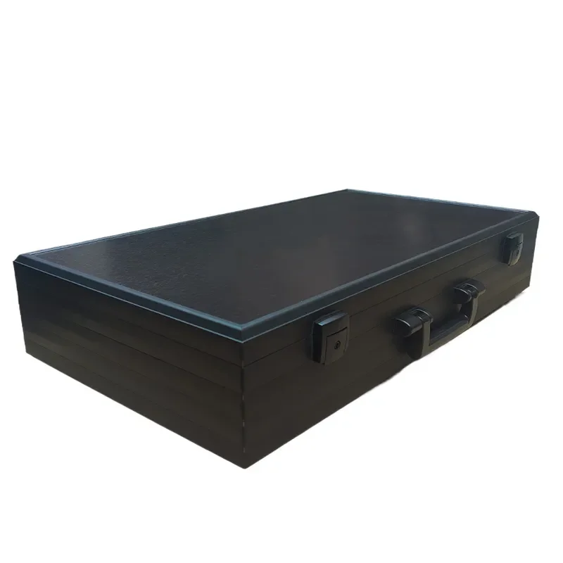 Customizable-Factory Direct Black All-Aluminum Folded Aluminum Box Portable Aluminum Alloy Multifunctional Product Display