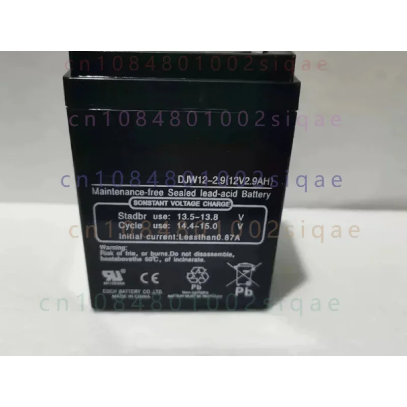 12V2.9A DJW12-2.9UPS Battery Rechargeable lead-acid Accumulator for Fire Main Unit Rolling Swing Door DC Screen Thinder Elevator