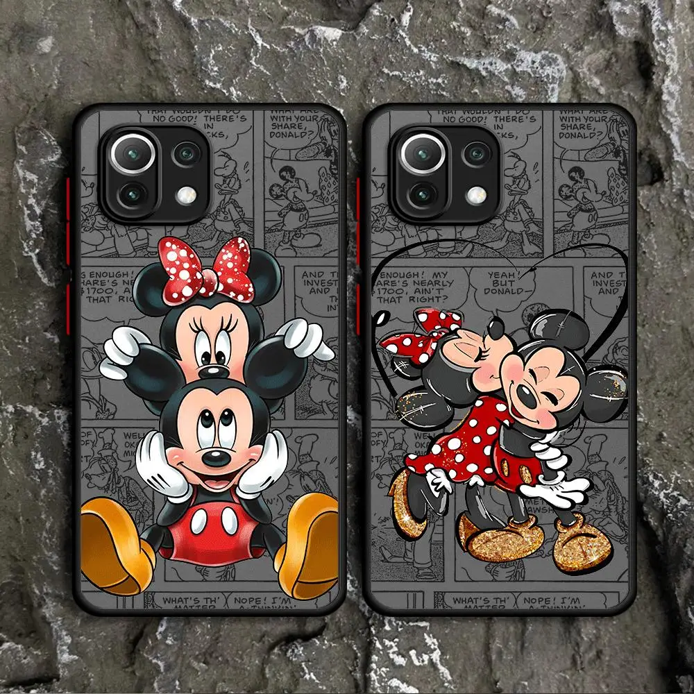 Mickey Minnie Cute Phone Case for Xiaomi Mi 9T 11 Lite 11T 12 12X 12T Pro 13 Pro 13 Lite 13 Ultra Cover