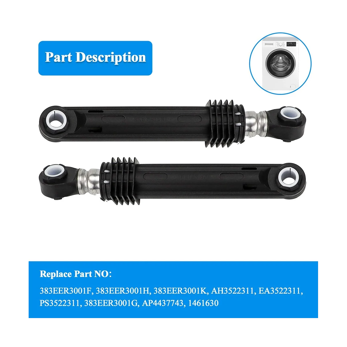3 قطعة 383EER3001G 4901ER2003A غسالة استبدال جزء لغسالة LG 383EER3001F,383EER3001H