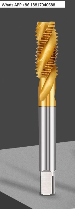 Tap for straight groove machine spiral machine high speed steel titanium tip wire machinebit M3M4M6