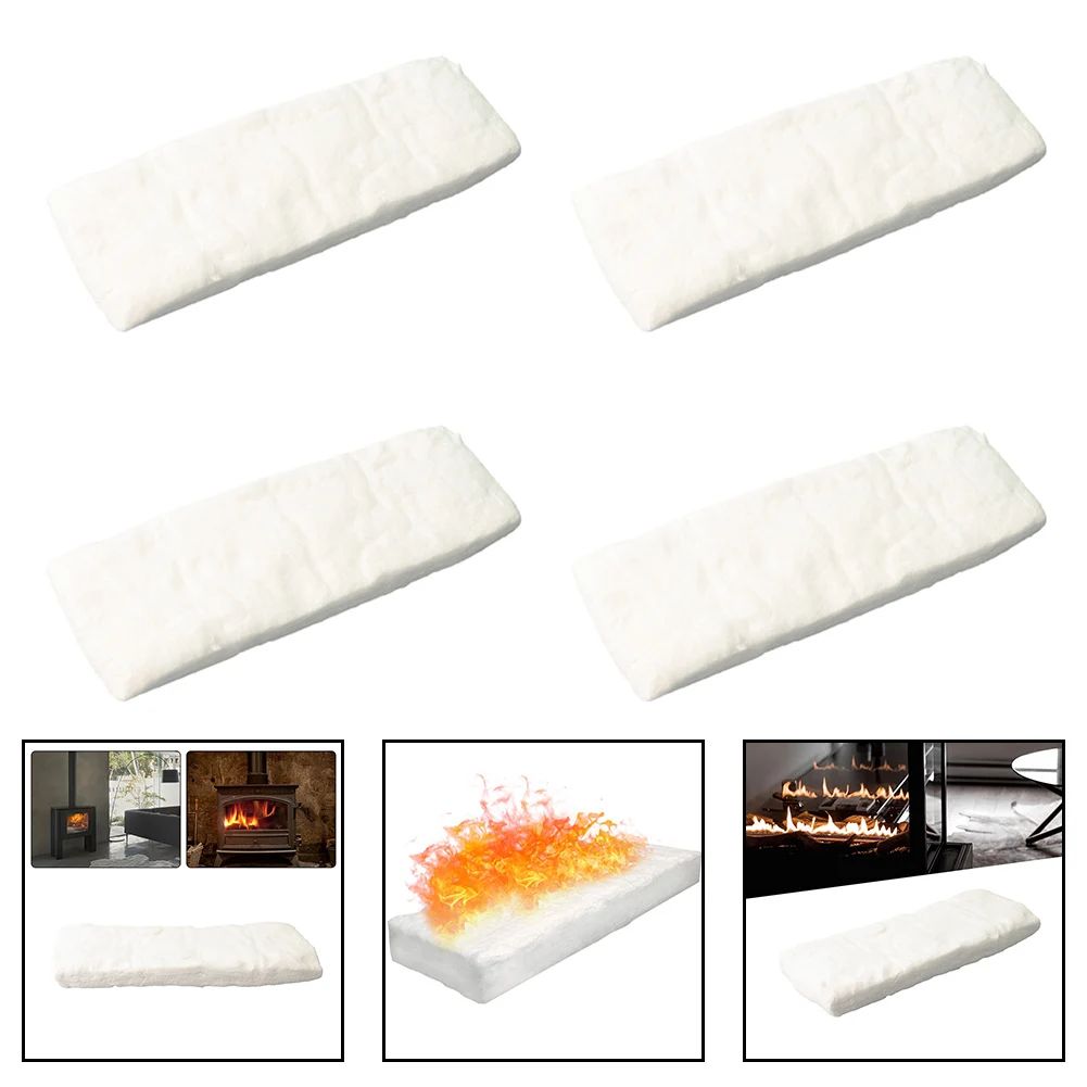 

Bbq White Sponge Firebox High Temperature Resistance Accidental Tipping Protection Fire Safety Accessories Long-lasting Sponge