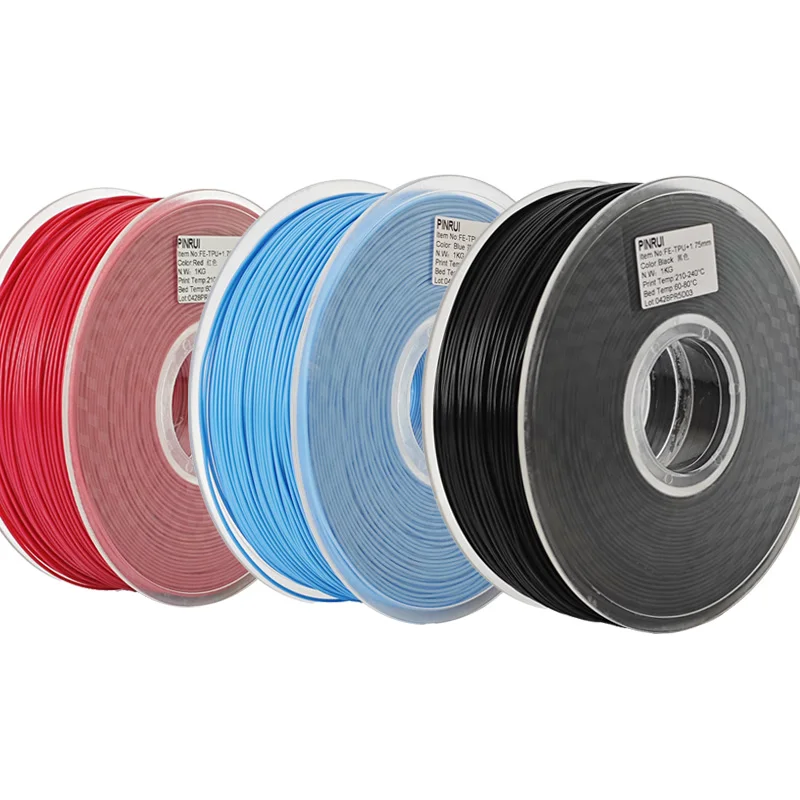 エアレスバスケットボール専用3Dプリント消耗品、中空の跳ねるボール用の柔軟な3DプリンターフィラメントPEBA