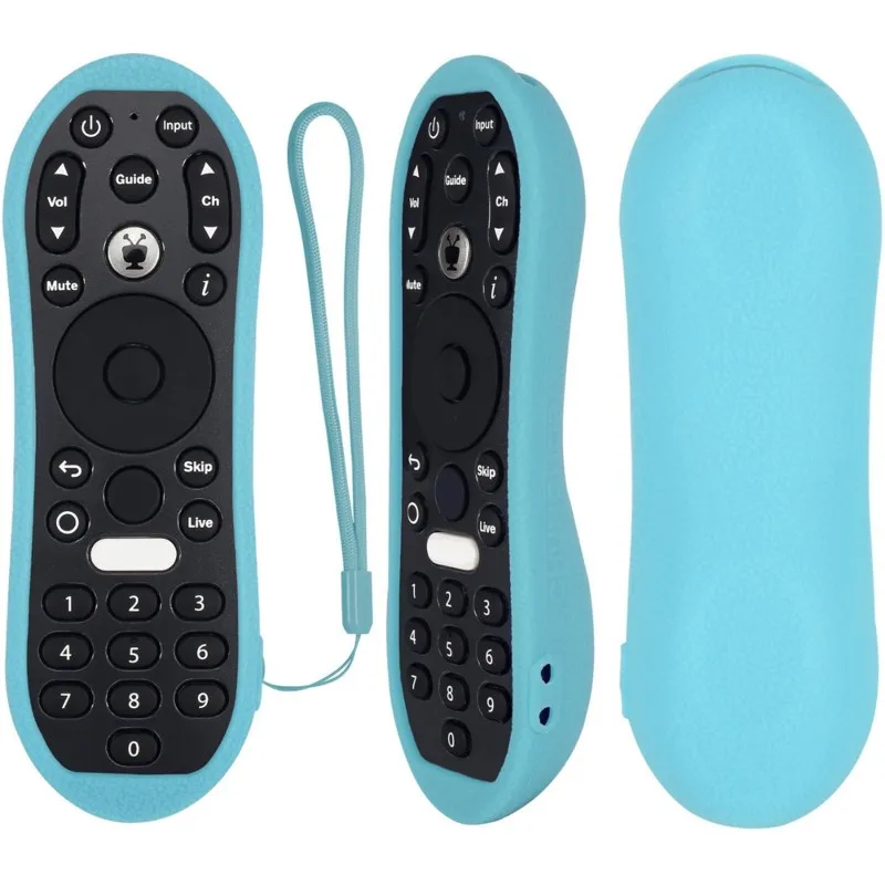 A93E-Silicone Case Blue For Tivo Stream 4K Remote Control Anti-Slip Protective Cover