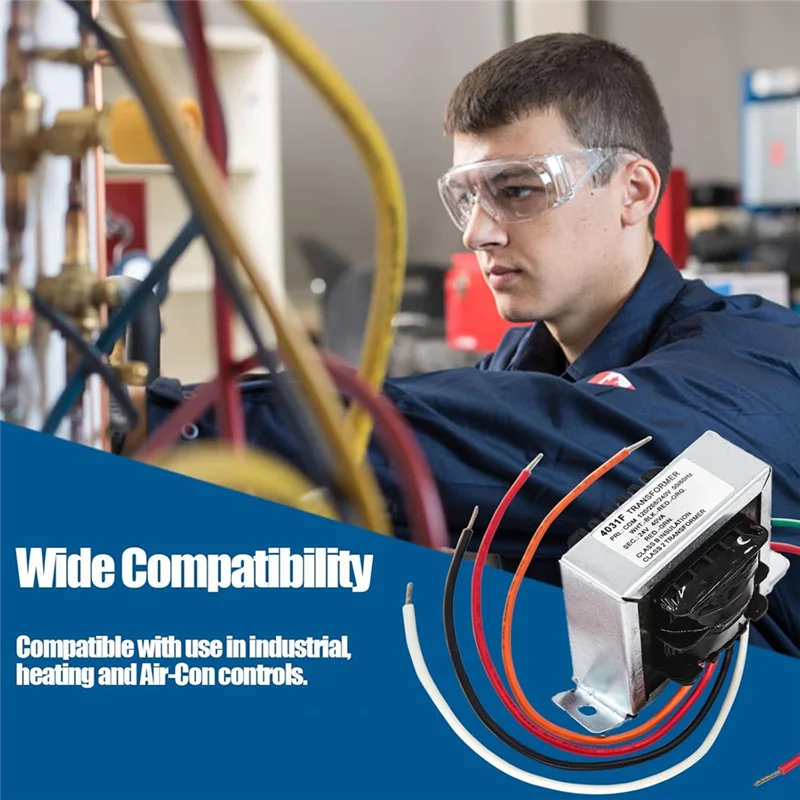 حار Sale-24V 40VA محول التحكم 40VA، الابتدائية 120، 208، 240V الثانوي 24V، فرن HVAC متعدد الصنبور مع حامل القدم