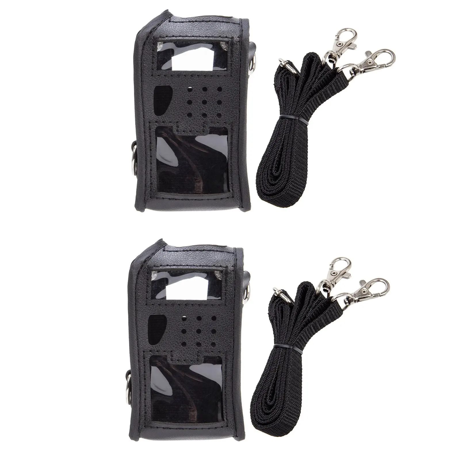 

2PCS for Baofeng UV-5R Walkie Talkie Case TYT TH-F8 Walkie-Talkie Leather Case