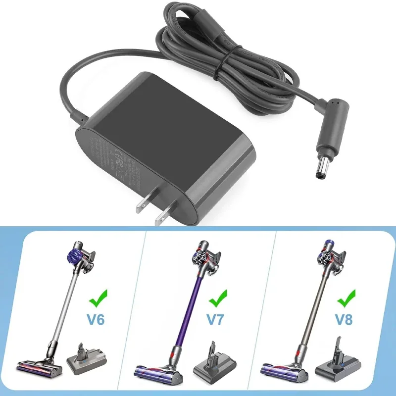 

EU US plug charging adapter for Dyson V8 V7 V6 DC58 DC59 DC61 DC62 DC74 Vacuum cleaner Power Adapter charger replacements