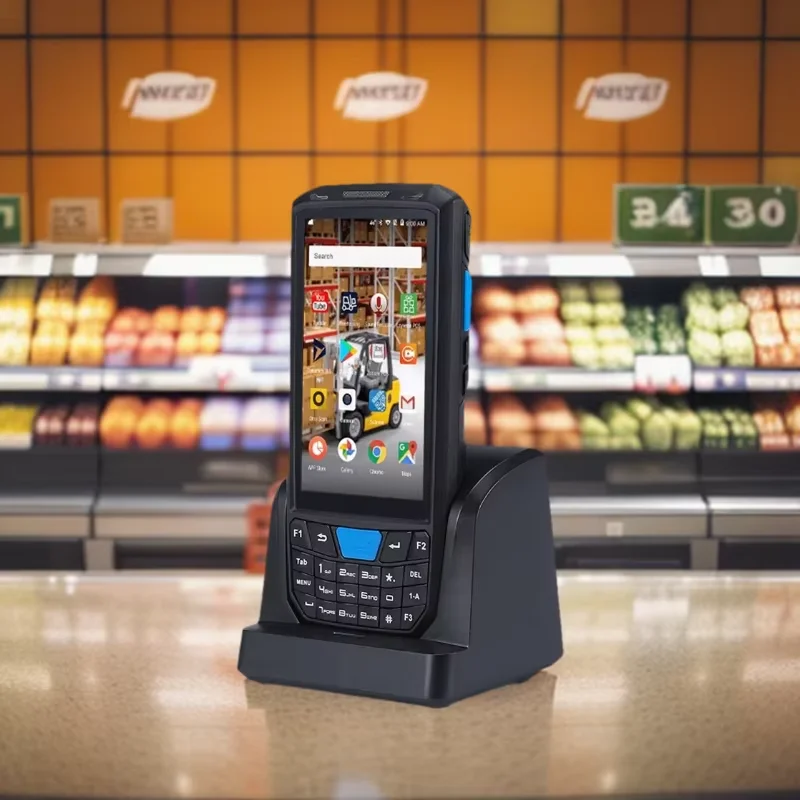 4.5 Inch Rugged Handheld PDA Android 13 OS 4G+64G 1D 2D Barcode Scanner 4G LTE IP66 Data Collector Terminal T80U