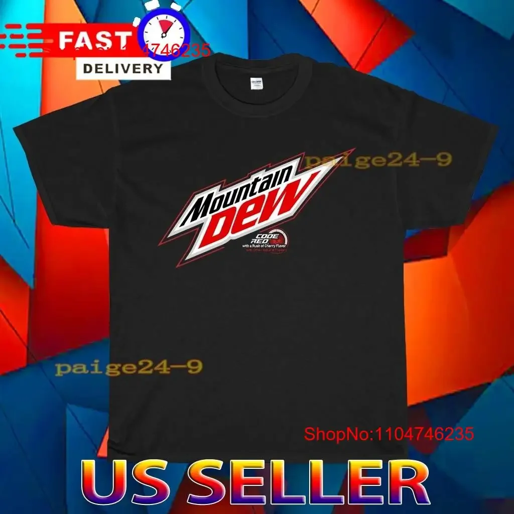 NUEVA CAMISETA MOUNTAIN DEW LOGO T ENGRAJADO AMERICANO UNISEX CAMISETA TAMAÑO S 5XL vintage Lavado ligeramente streetwear Ropa de diseñador unisex