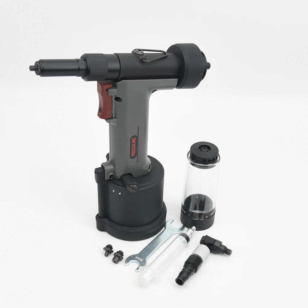 YOUSAILING  Quality Pneumatic Hydraulic Riveter Gun 2.4 3.2 4.0mm Vacuum Rivet Guns Small Light Body Tool