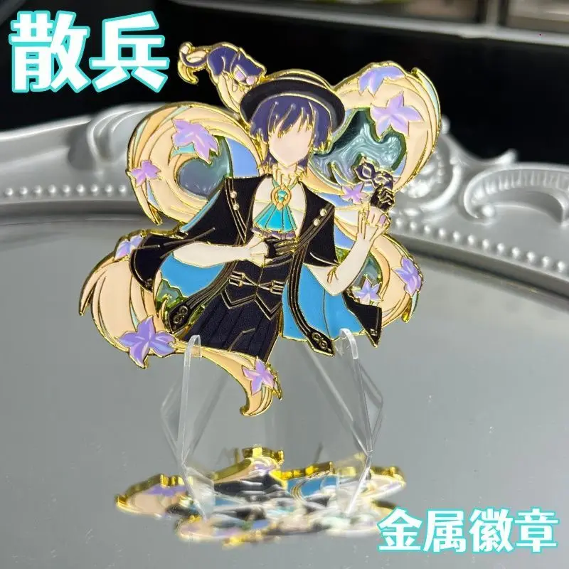 Anime Wanderer Everlasting Lord of Arcane Wisdom Cosplay Curve Matching Brooch Cartoon Breastpin Badge Pin Emblem Bauble Adorn