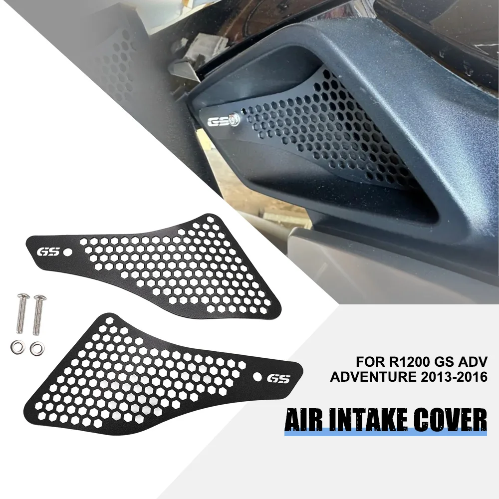 

Motorcycle Moto Air Intake Guards Cover Grill Air Intake Cover For BMW R1200 GS ADV Adventure 2013 2014 2015 2016 R1200GS ADV