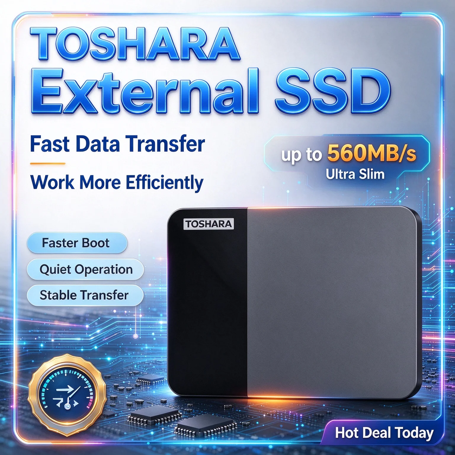 Slim Encrypted B3 External Hard Drive Large Capacity  2TB 4TB USB3.0 Office File Backup Stable Hard Disk For Desktop and Laptop.