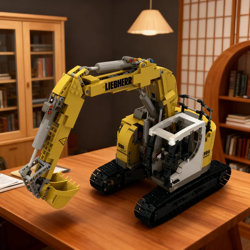 2506pcs MOC Custom LIEBHERR 926 compact excuvator Technical Model Building blocks Construction toys Christmas gifts Brick Kids