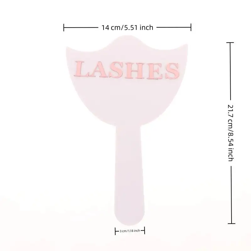 Accessoire de visage pour médias sociaux d'artiste de cils, signe esthétique personnalisé, décoration de Salon, accessoire Photo pour technicien de cils