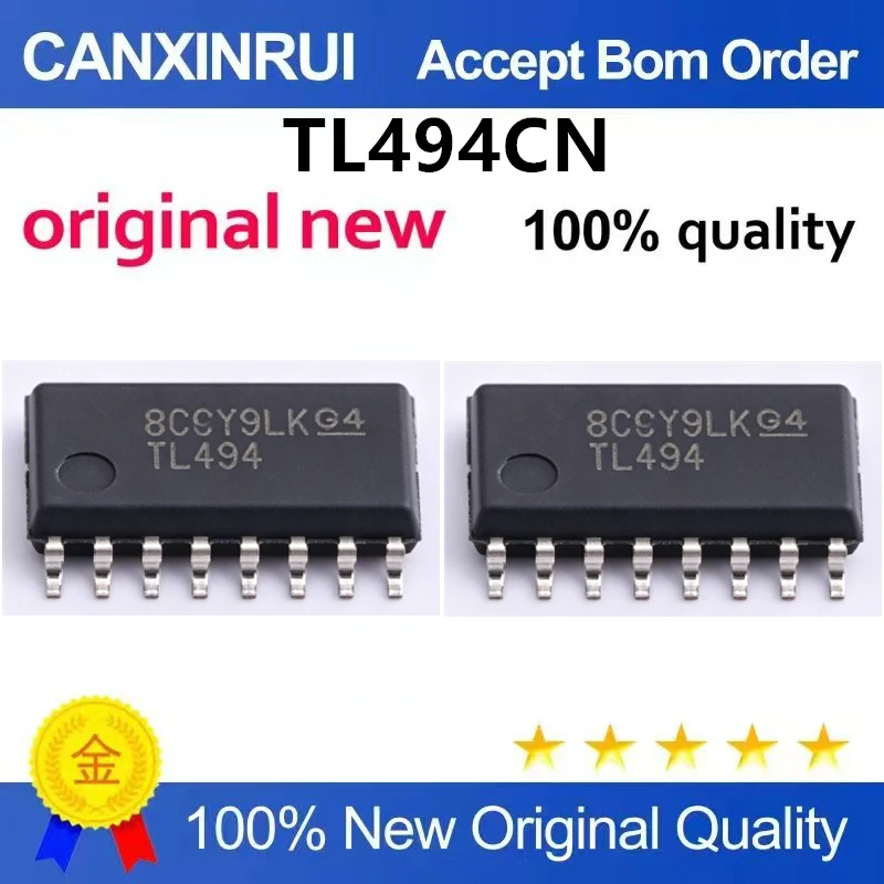 (5-100pieces)Original genuine TL494CN chip direct insertion switch mode controller DIP-16
