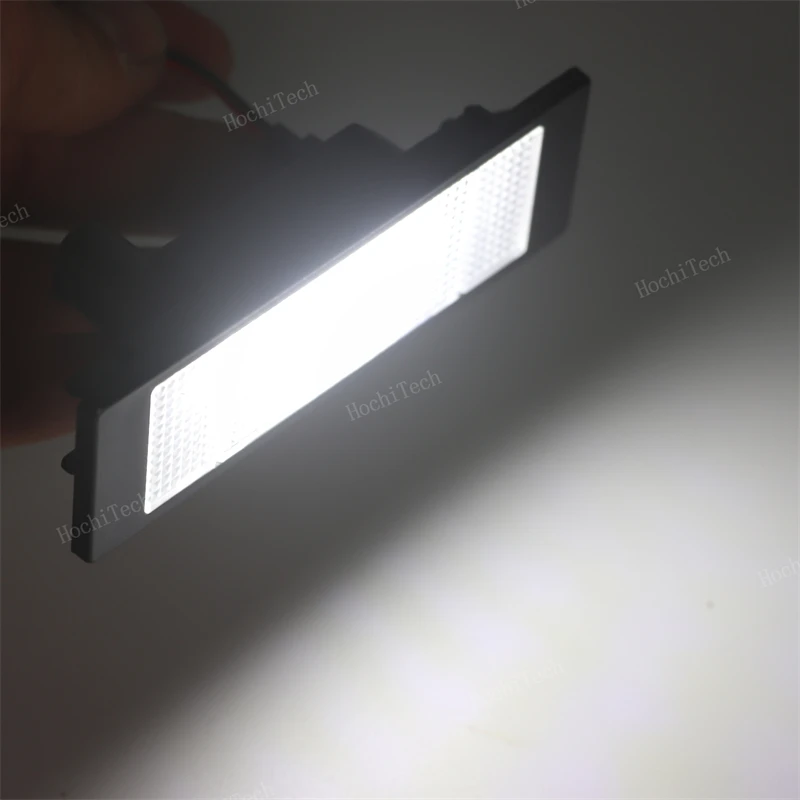 2Pcs License Plate Light For BMW E81 E87 F21 E63 E64 F06 F12 F13 M6 Z4 E85 E86 E89 Mini Cooper Clubman Countryman