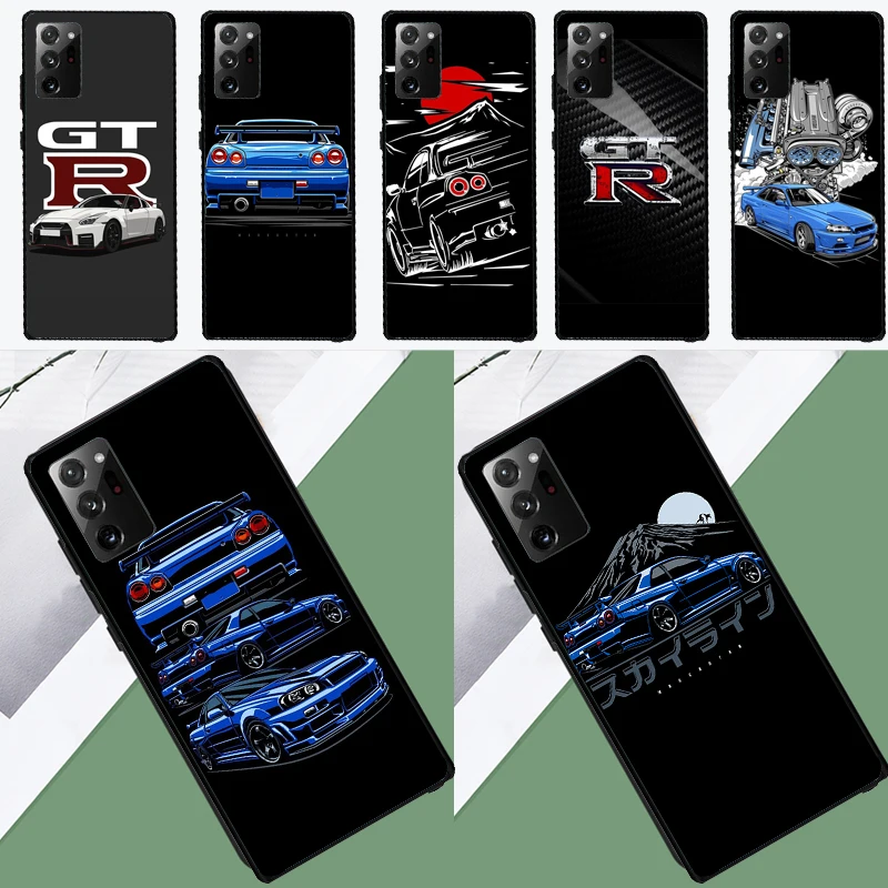 JRM Skyline GTR R34 Case For Samsung Galaxy S22 S23 S21 Plus Note 10 20 Ultra S8 S9 S10 Plus S20 FE Back Cover