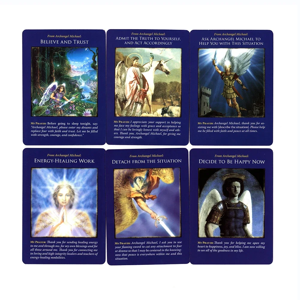 NEW Most Popular Angel Series Archangel Michael Oracle Cards Tarot Cards for Beginners with PDF Guidebook Doreen Virtue