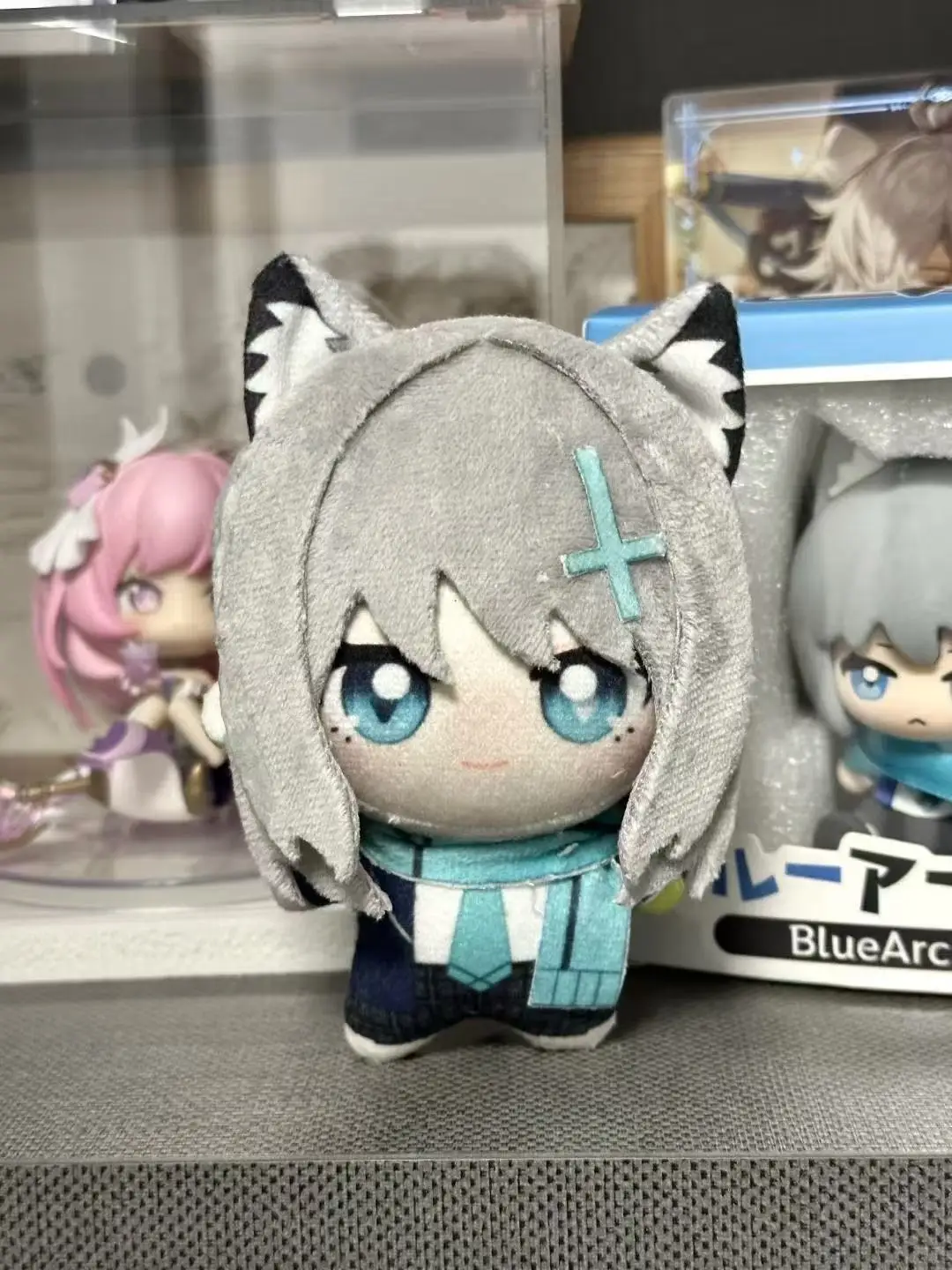Blue Archive Sunaookami Shiroko Attribut Puppe Cosplay Baumwolle Gefüllte Seestern Körper Dress Up Kleidung Baumwolle Geburtstagsgeschenk