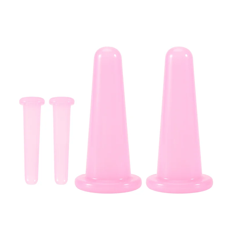 ABKR-Natural Silicone Facial Cupping Vacuum Face Push Oil Shujing Suction Face Artifact