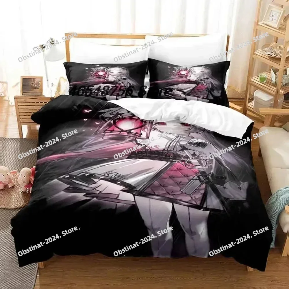 3d Game Arknights Bedding Set Single Twin Print Bed Set With Pillowcase Bed Duvet Cover Soft Single Double Queen Super King Size