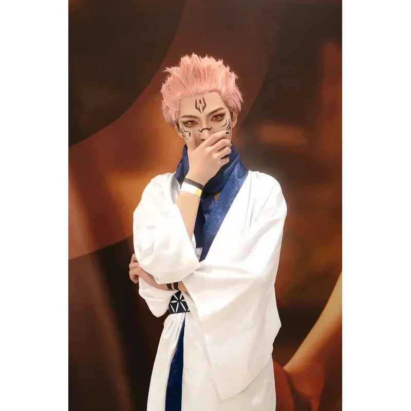 Anime Jujutsu Kaisen Cosplay Kostuum Iori Utahime Ryomen Sukuna peluca Japón Kimono Hanfu vestido conjunto uniforme de fiesta de Halloween trajes
