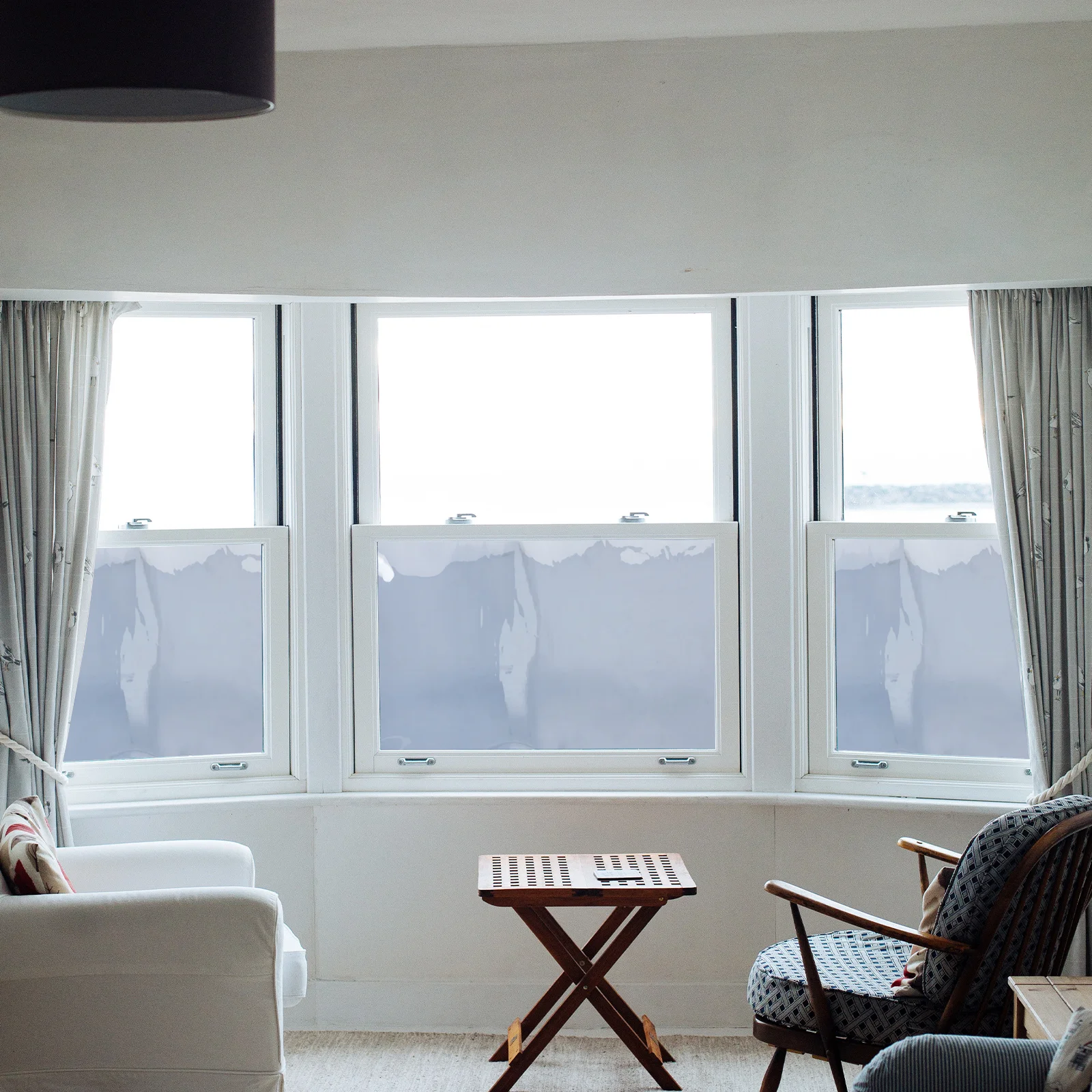 

One Way Mirror Window Film Privacy Static Cling Anti Uv Tint for Home Office Heat Reduction Light Blocker Easy Apply Remove