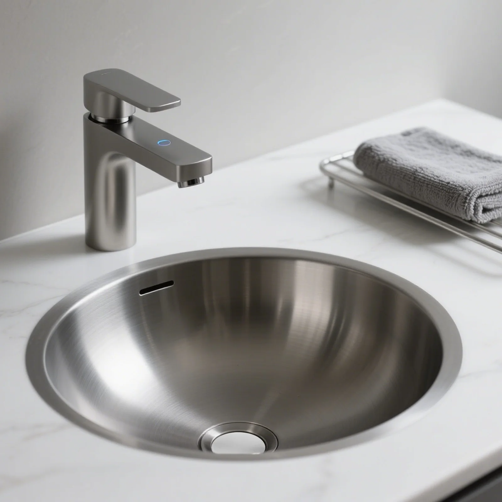 

2Pcs Stainless Steel Kitchen Sink Hole Cover Durable Faucet Hole Cover 31-40mm Easy Install Kitchen Sink Accessories