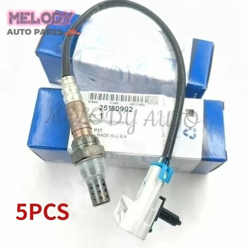 5 uds 25180902 149100-7690 25195380 Sensor de oxígeno O2 para GM Chevrolet Cobalt Spin