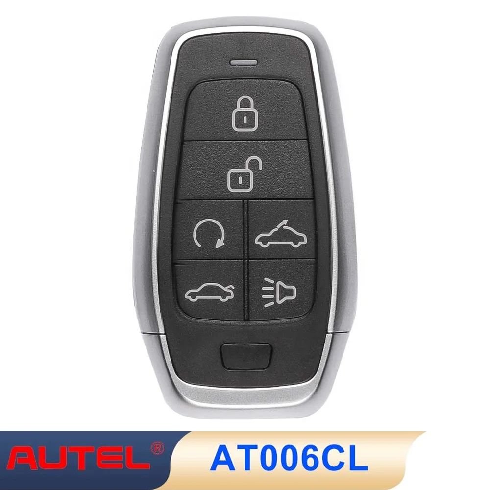 

5 Pcs/lot Atuel IKEY AT006CL Universal Smart Key 6 Buttons Autel Remote For MaxiIM KM100