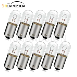 10pcs T4W T8.5 Ba9s 12V 110V 2W Original Turn Signal Parking Lights Clearance Reverse Lamps Car Machine Halogen Bulb Round