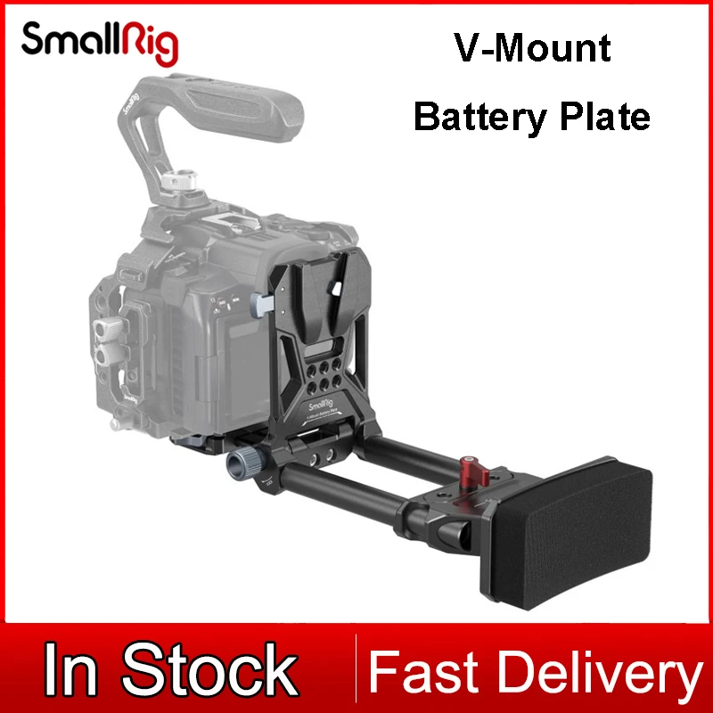 

SmallRig Advanced Compact V-Mount Battery Mounting System for V-Mount Battery/ NP-F Battery / Power Bank 4063