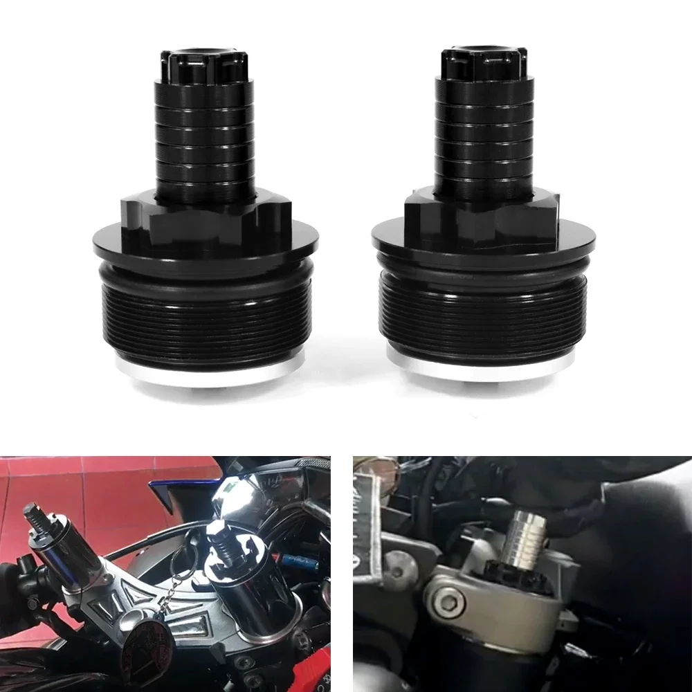 

41MM Preload Fork Cap Adjustable Fork Bolts 599 Hornet600 CB600F CB650F CB 650F CB500X VFR400 NC700 NC750 VTR250 Fit For Honda