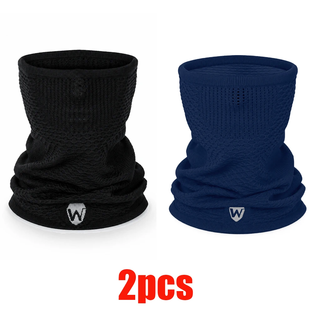 1pc/2pcs/3pcs Winter Warm Ademend Fietsmasker Sjaal Unisex Naadloos Elastisch Half Gezichtsmasker Buitensporten Hardlopen Skimasker