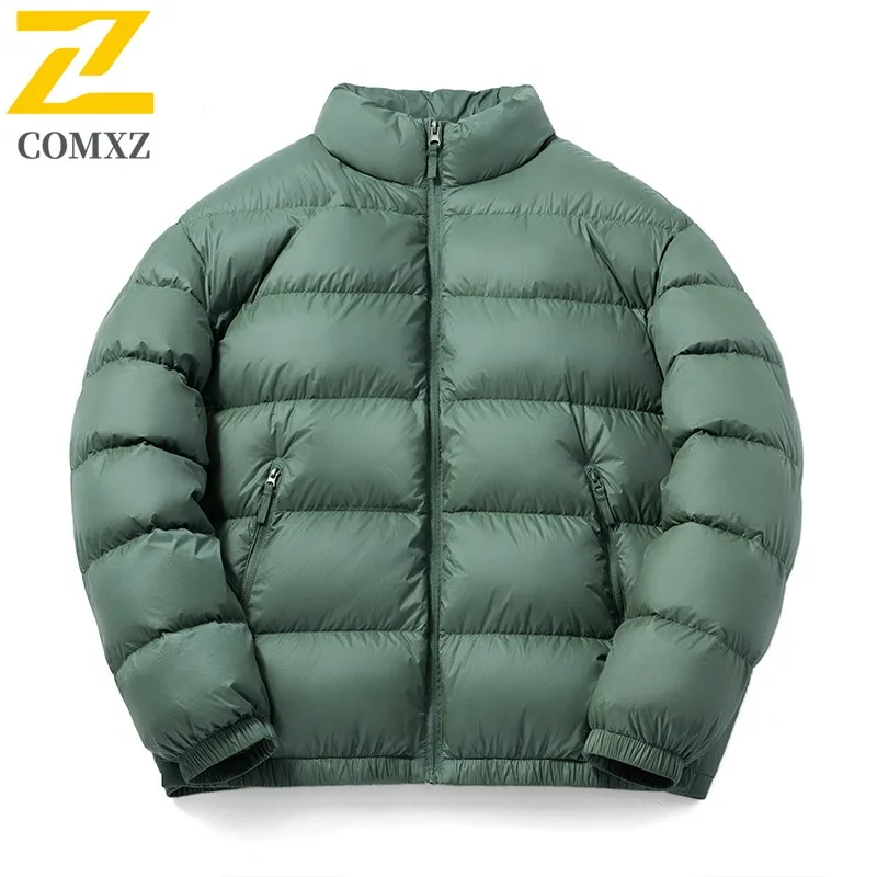 COMXZ Warm Puffer Jacket Thick Versatile High-Quality Casual Snowy Down Jacket Street Minimalist Winter Jacket Men's Clothing