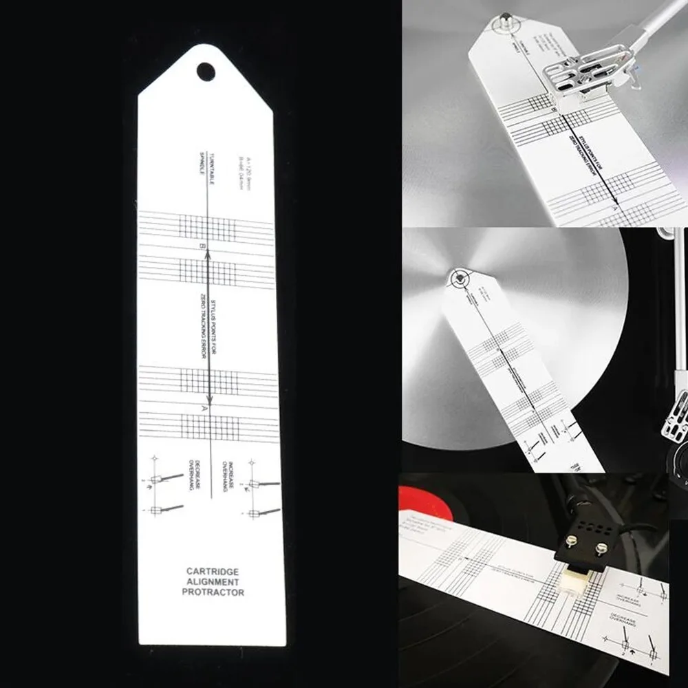 Precision Tool Turntable Protractor Adjustment Tool Cartridge Alignment Tool Phono Cartridge Calibration Tool for Record Players