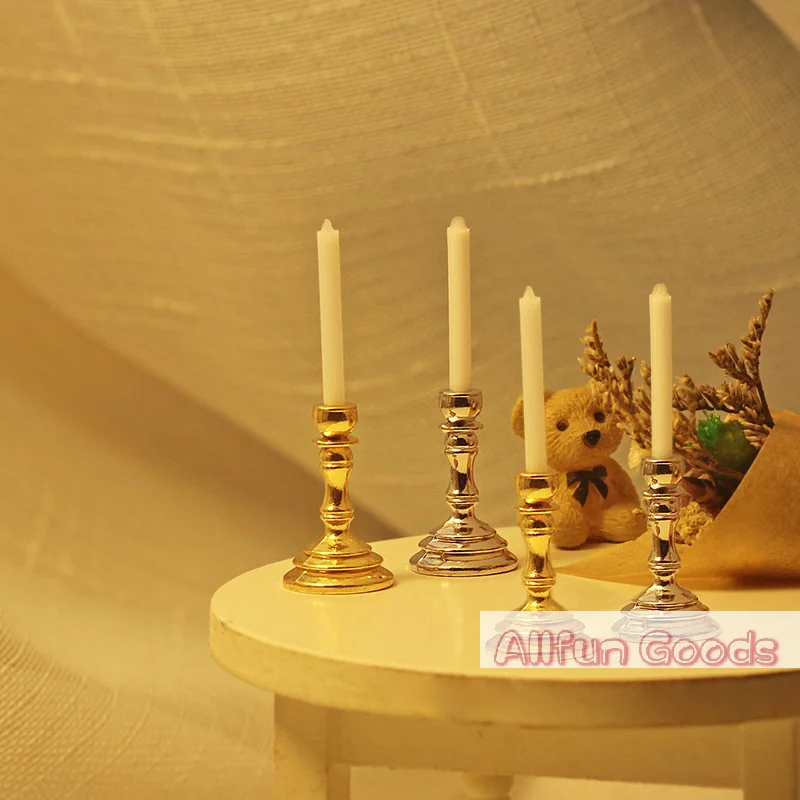 [TG835]1 Paar 1:12 Poppenhuis  - Candle Holder Decor recensie en prijs
