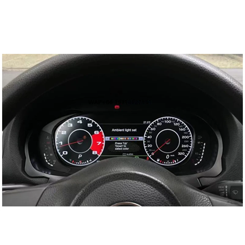 

LCD Speedometer Digital Dashboard Panel Virtual Instrument Cluster CockPit for