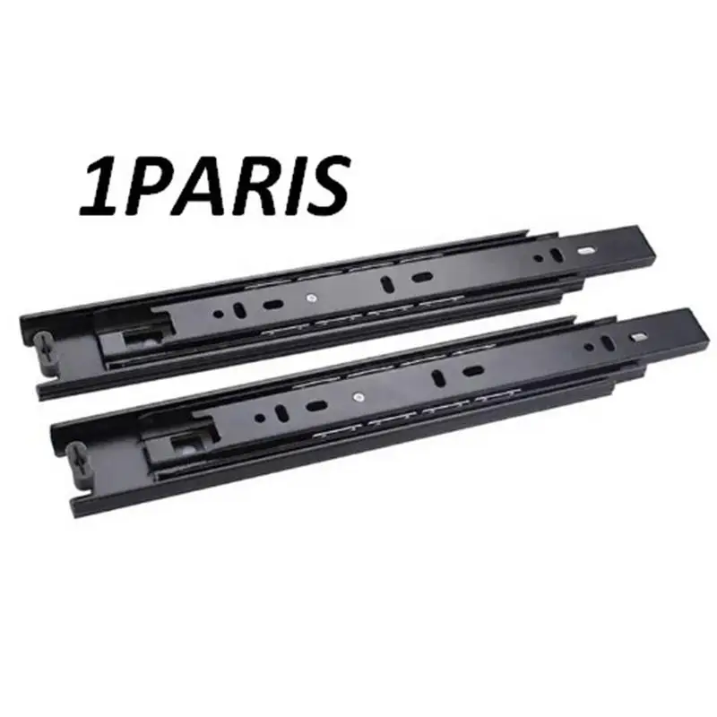 Drawer Slides Ball Bearing Full Extension Guide Heavy Duty 100LB Load Easy Installation for Kitchen Office Storage Drawers